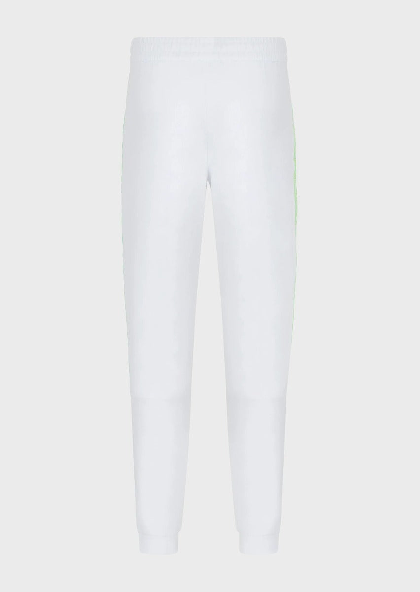 Emporio Armani EA7 Logo Series Trousers - White/Green