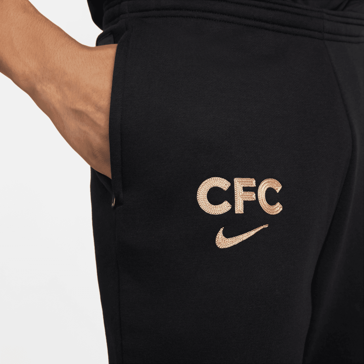 Pantalon d'entrainement Chelsea - Noir/Doré