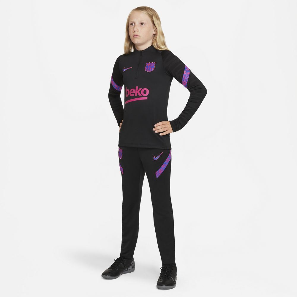Lucky bidden Ik geloof FC Barcelona Junior Training Pants 2021/2022 - Black/Pink/Blue – Footkorner