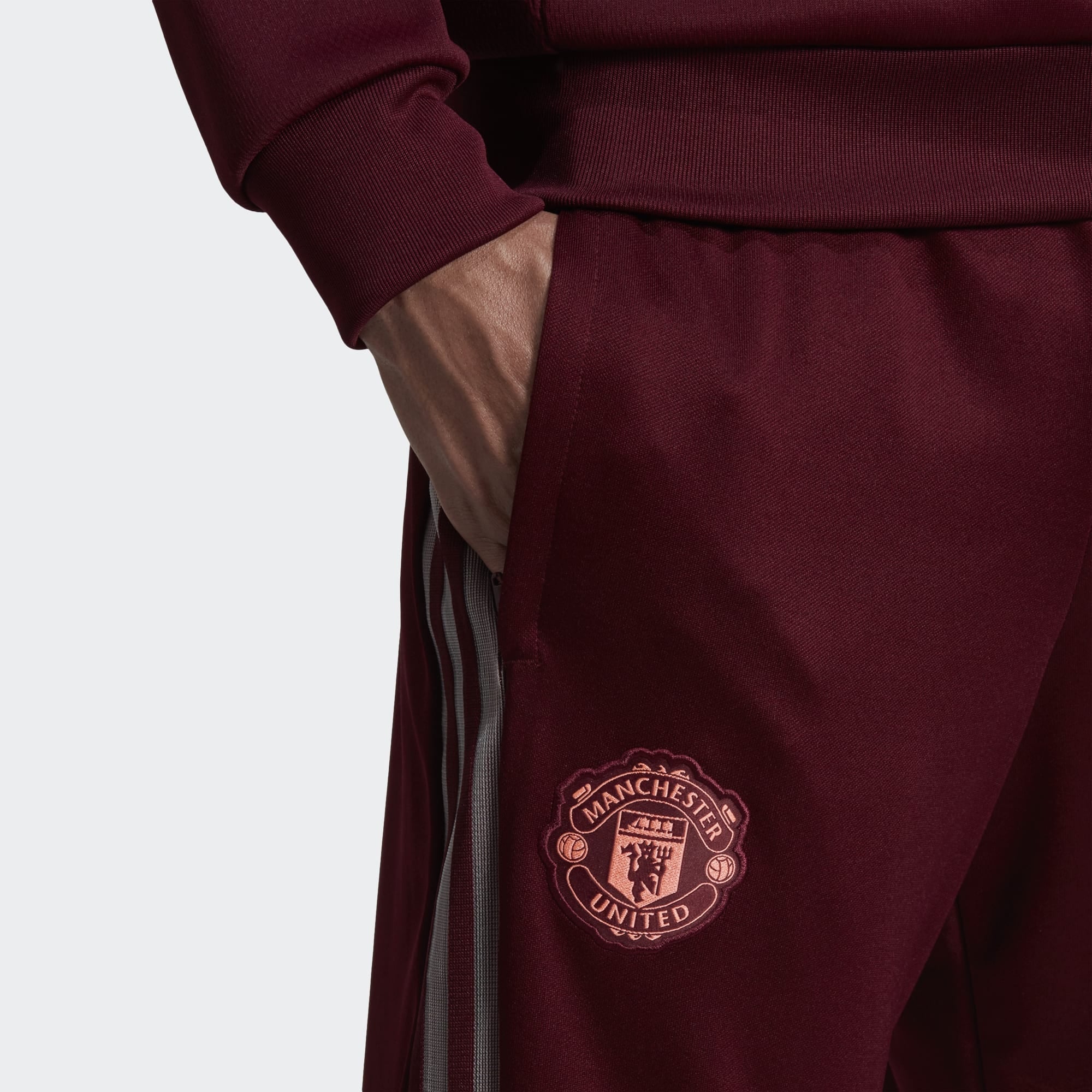 Pantaloni da allenamento Manchester United Travel 2020/2021 - Bordeaux