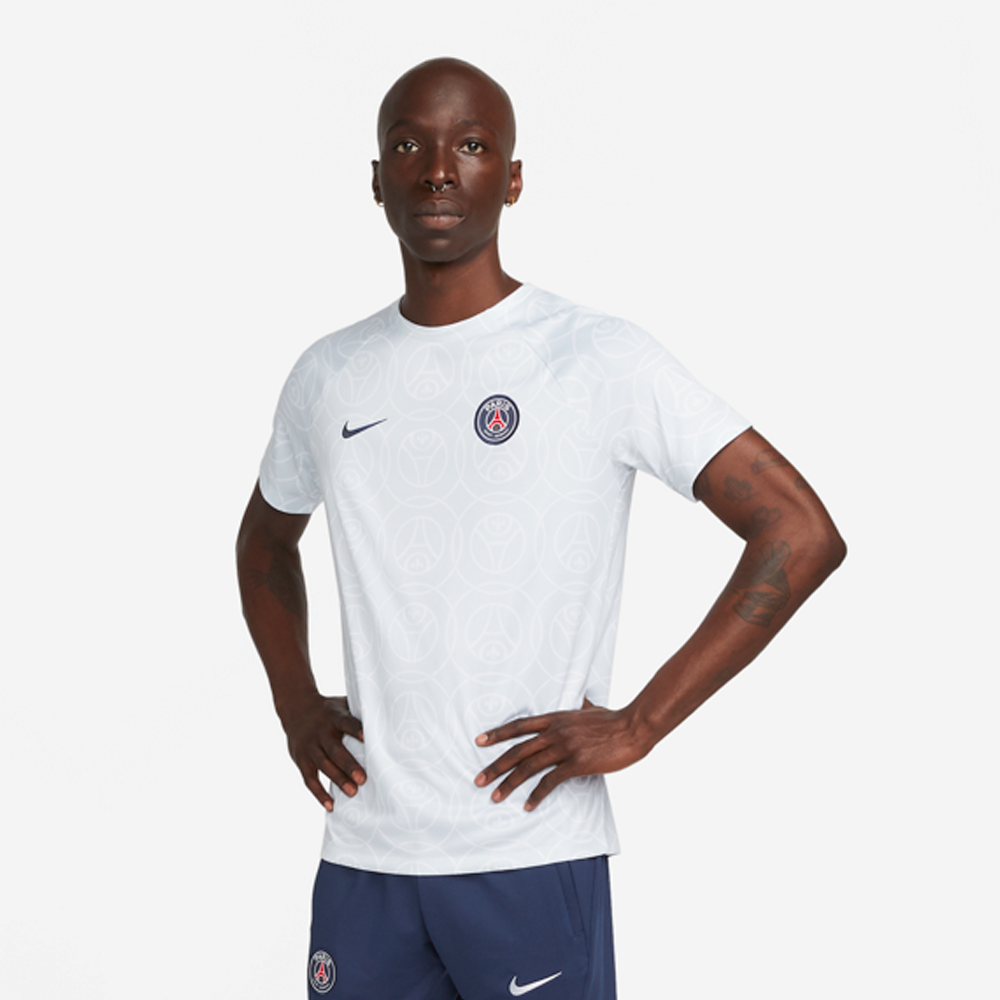 Maillot Pré-match PSG 2022/2023 - Gris/Blanc