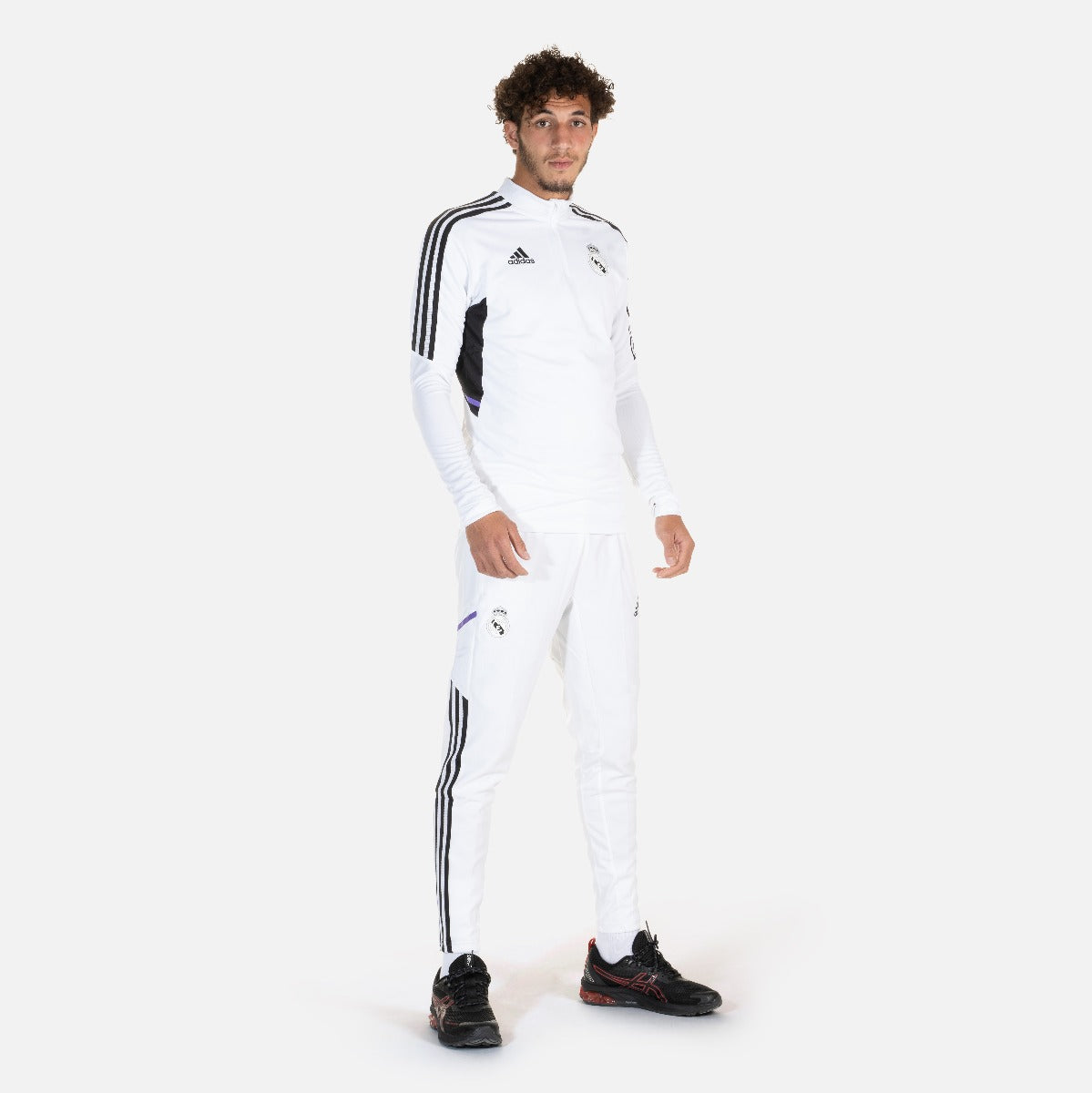 Pantalón de entrenamiento Real Madrid Condivo 2022/2023 - Blanco/Morado