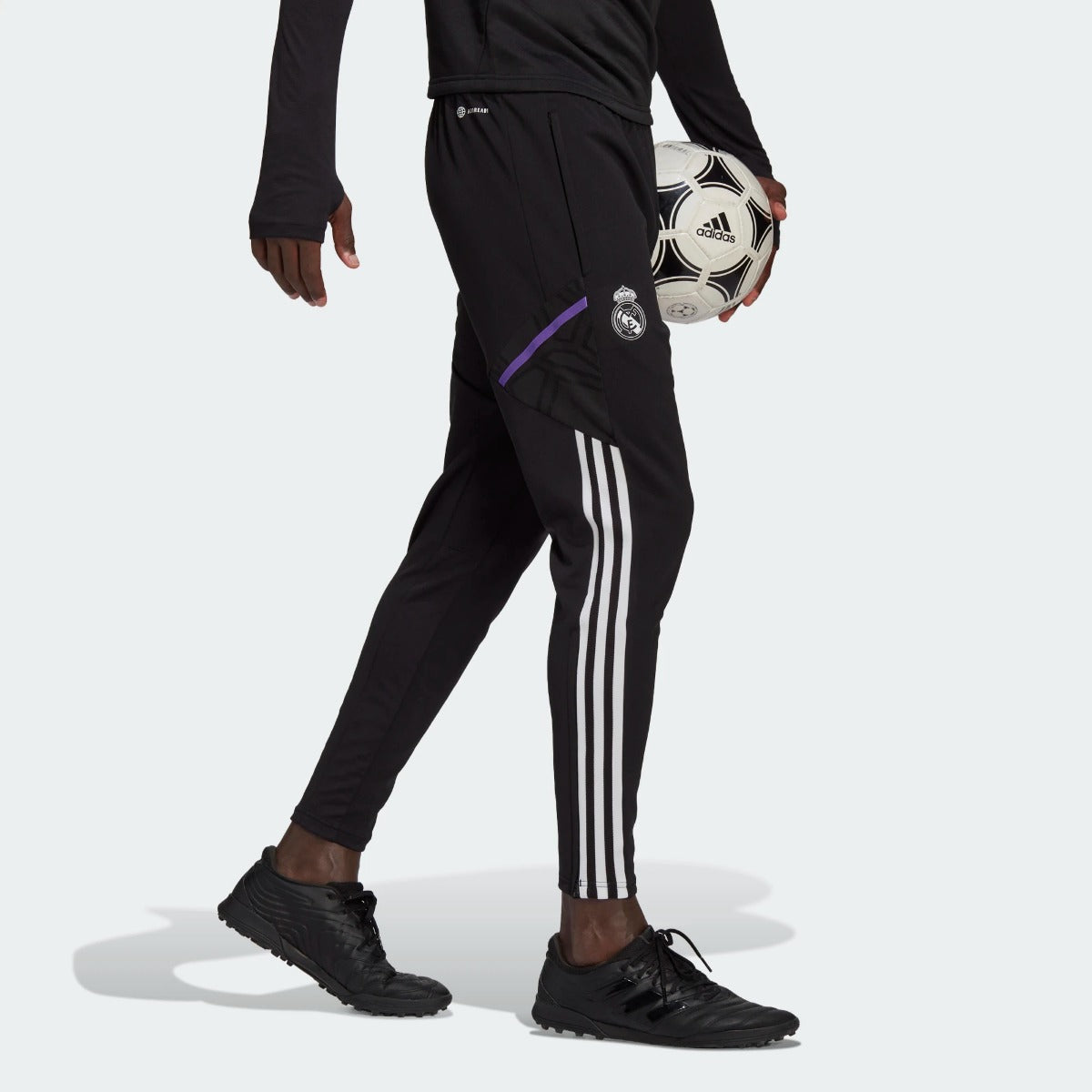 Pantaloni da allenamento Real Madrid Condivo 2022/2023 - Nero/Bianco/Viola