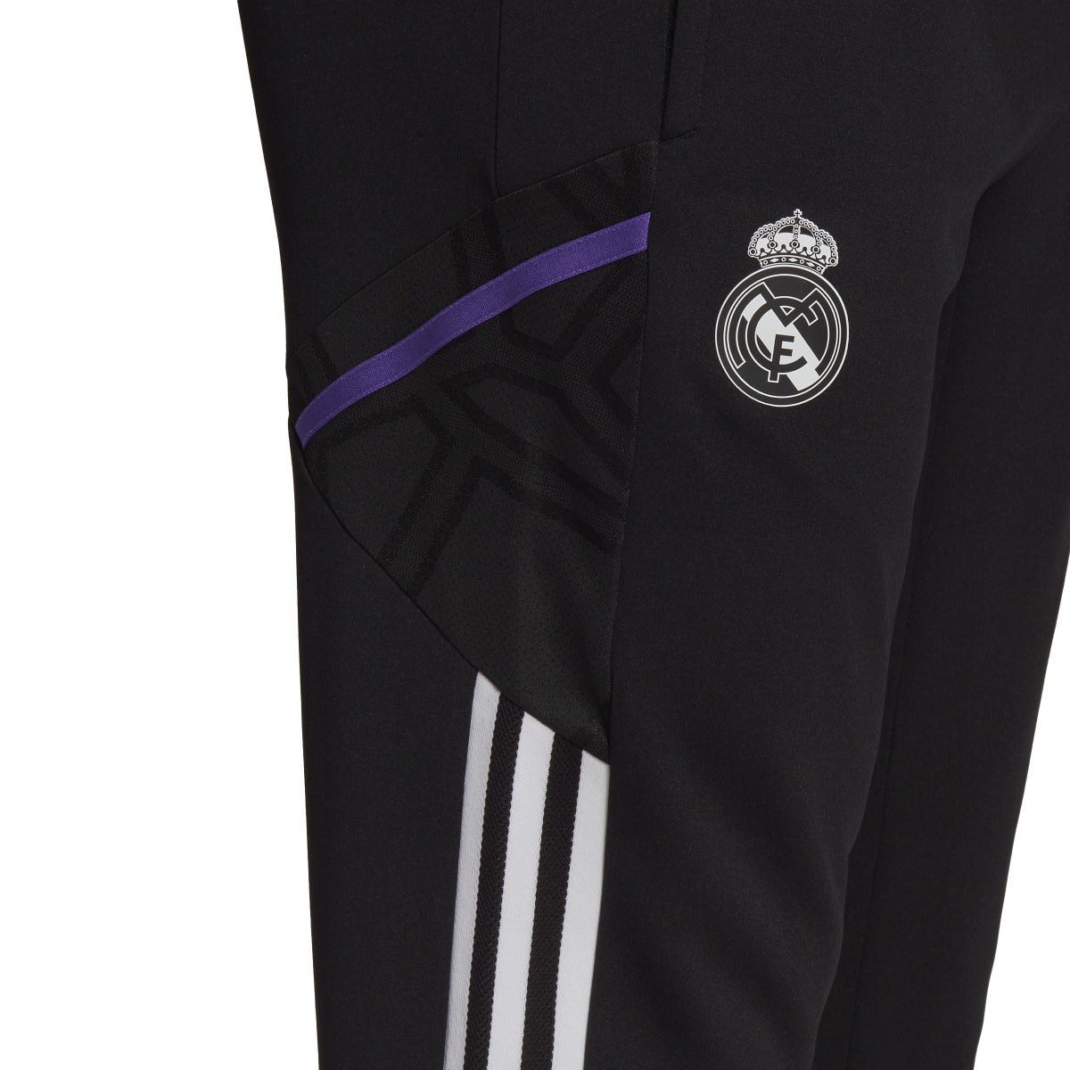 Pantaloni da allenamento Real Madrid Condivo 2022/2023 - Nero/Bianco/Viola