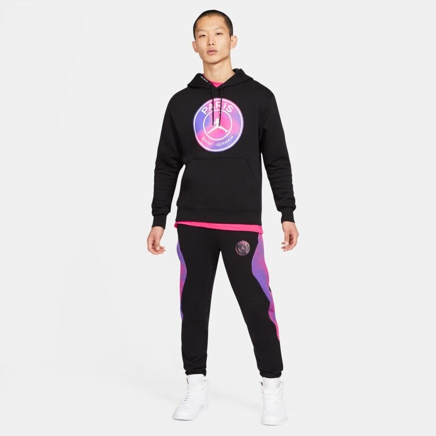 Pantalones PSG X Jordan Fleece 2020/2021 - Negro/Rosa