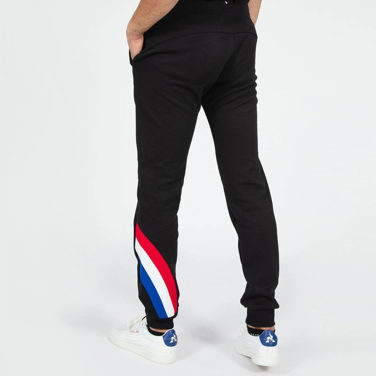 Le Coq Sportif Tricolor Jogging Pants - Black