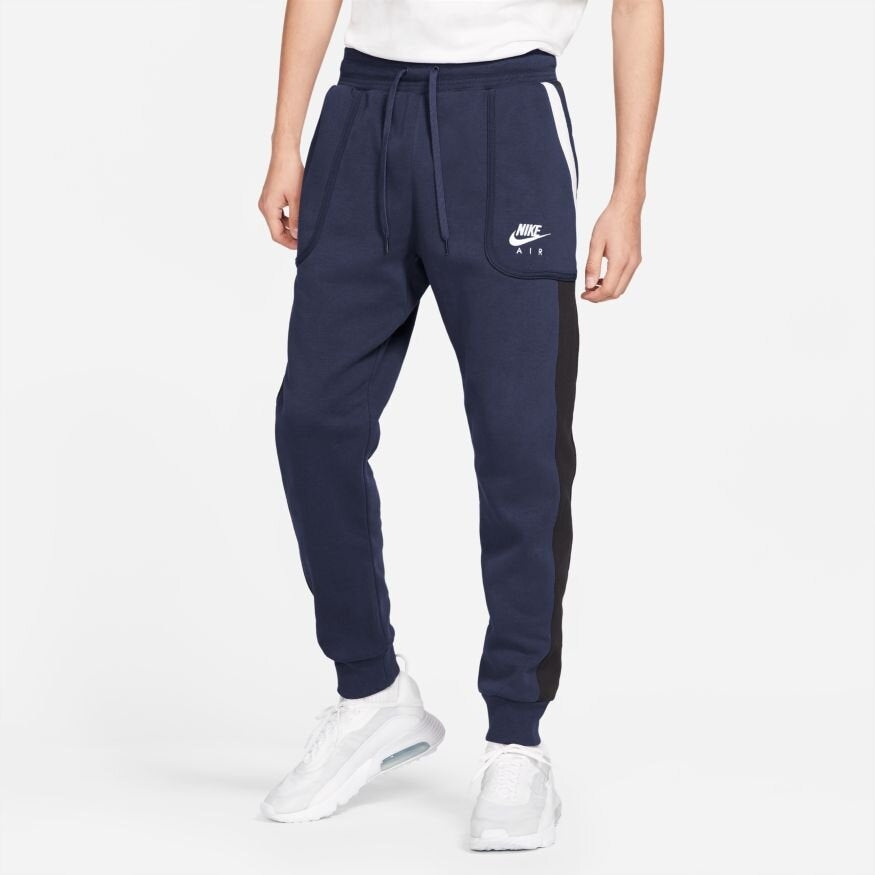 Nike Air Fleece Joggers - Blue/Black/White
