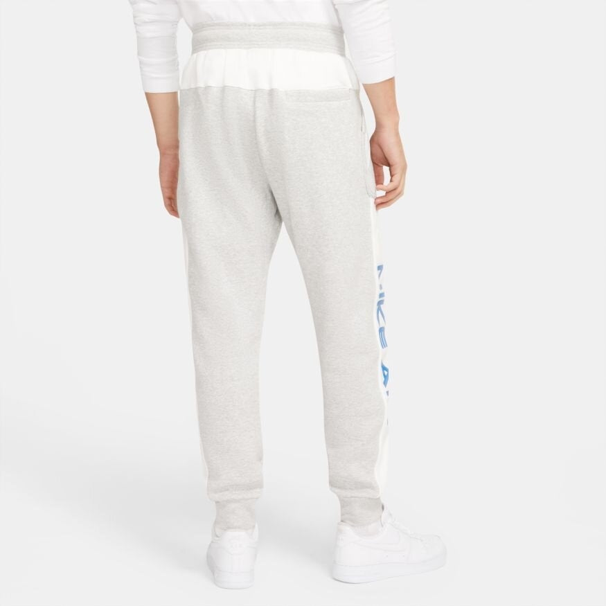 Pantalon jogging Nike Air Fleece - Gris/Blanc/Bleu