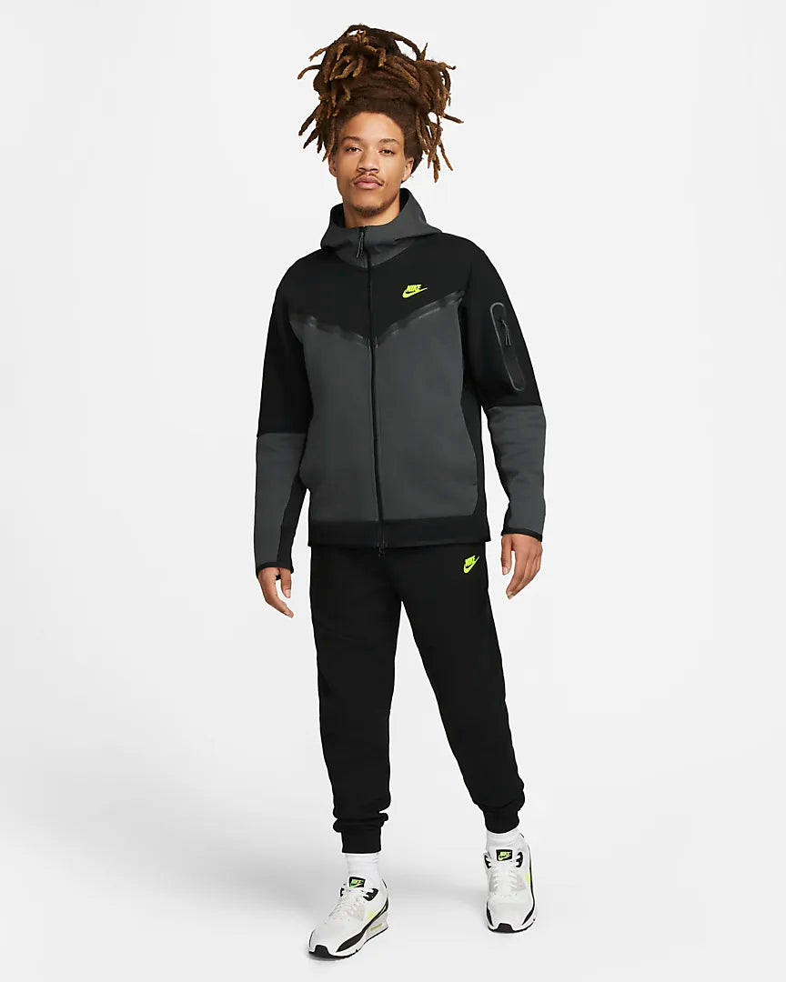Pantalon Jogging Nike Sportswear Tech Fleece - Noir/Gris