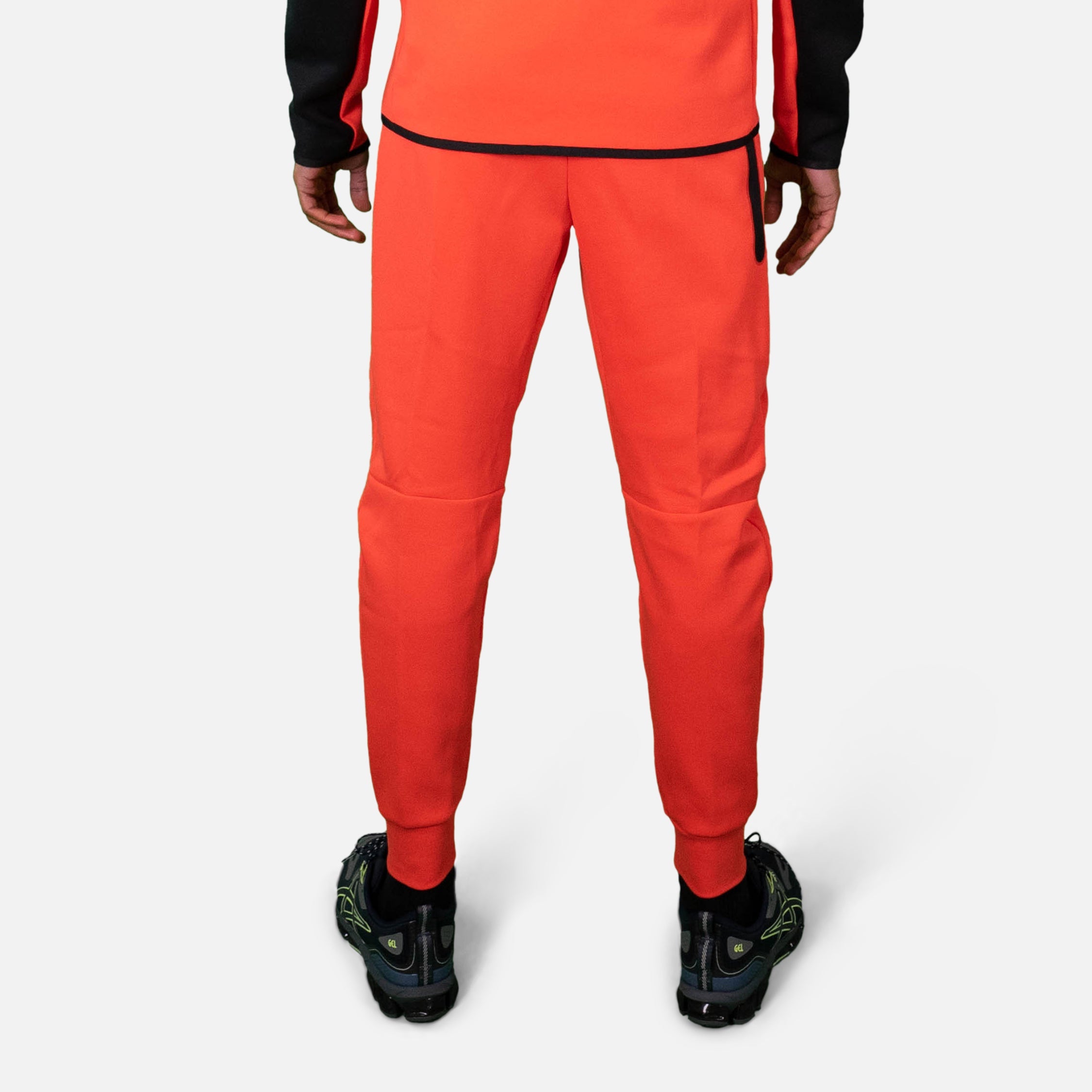 Pantalon Jogging Nike Sportswear Tech Fleece - Rouge/Noir