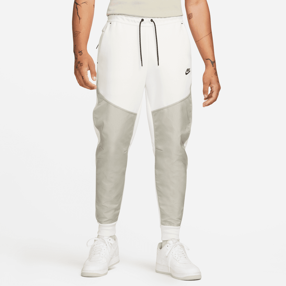 Pantalon jogging Nike Tech Fleece - Beige/Blanc