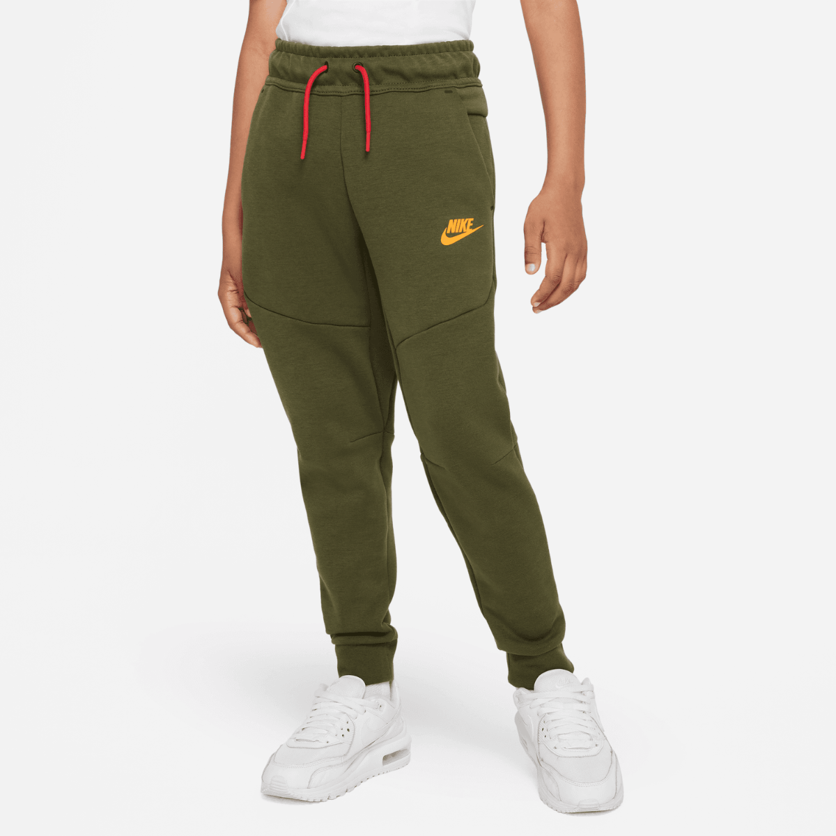 Nike Tech Fleece Junior Joggers Khaki Black Footkorner