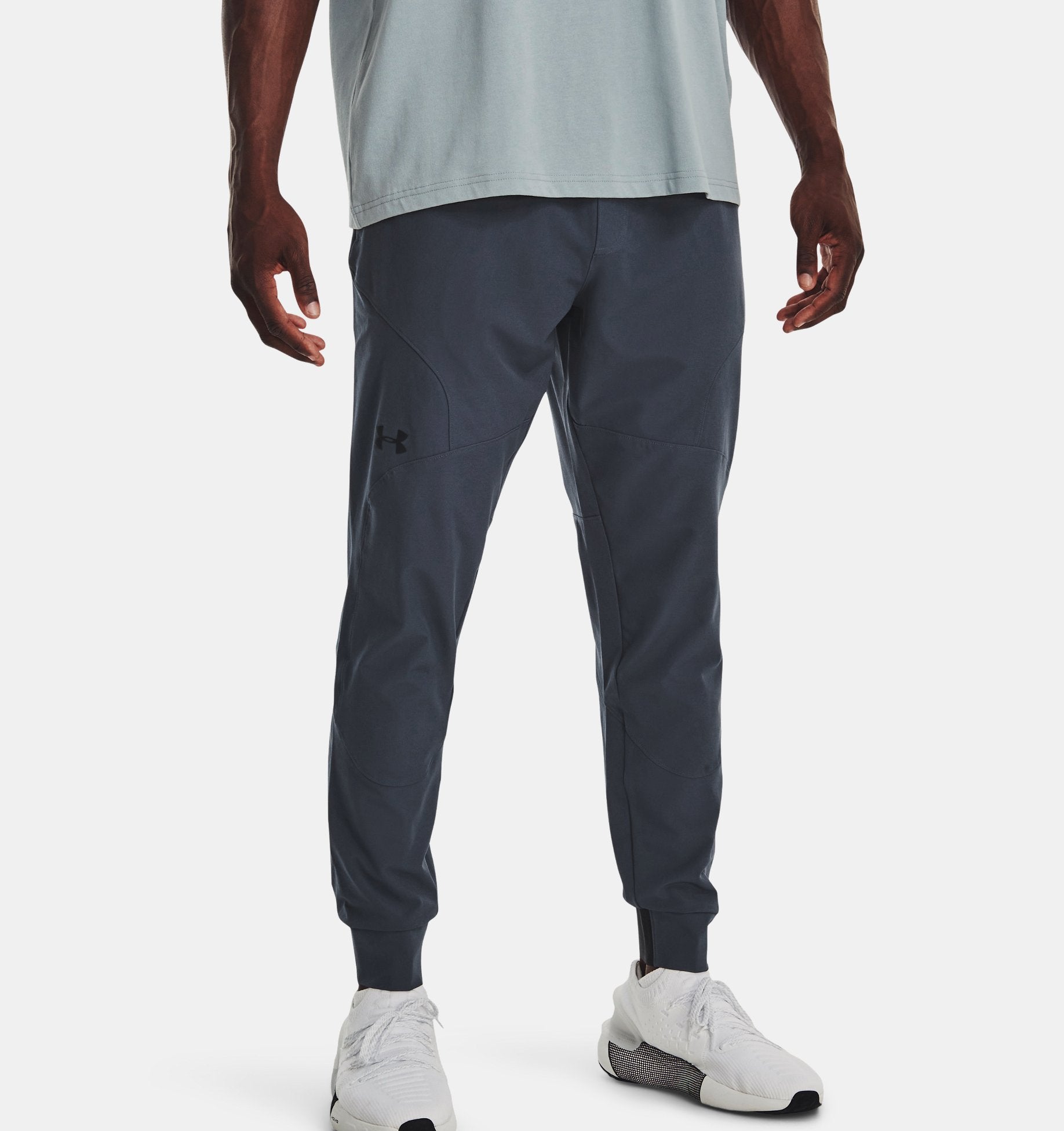 Under Armour UNSTOPPABLE TAPERED - Jogging Homme gris