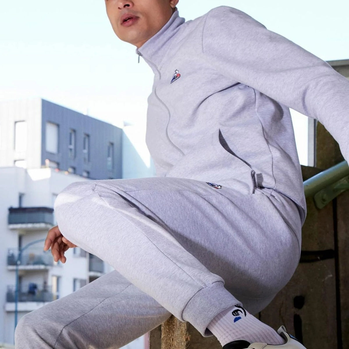 Le Coq Sportif Essential Jogging Pants - Gray