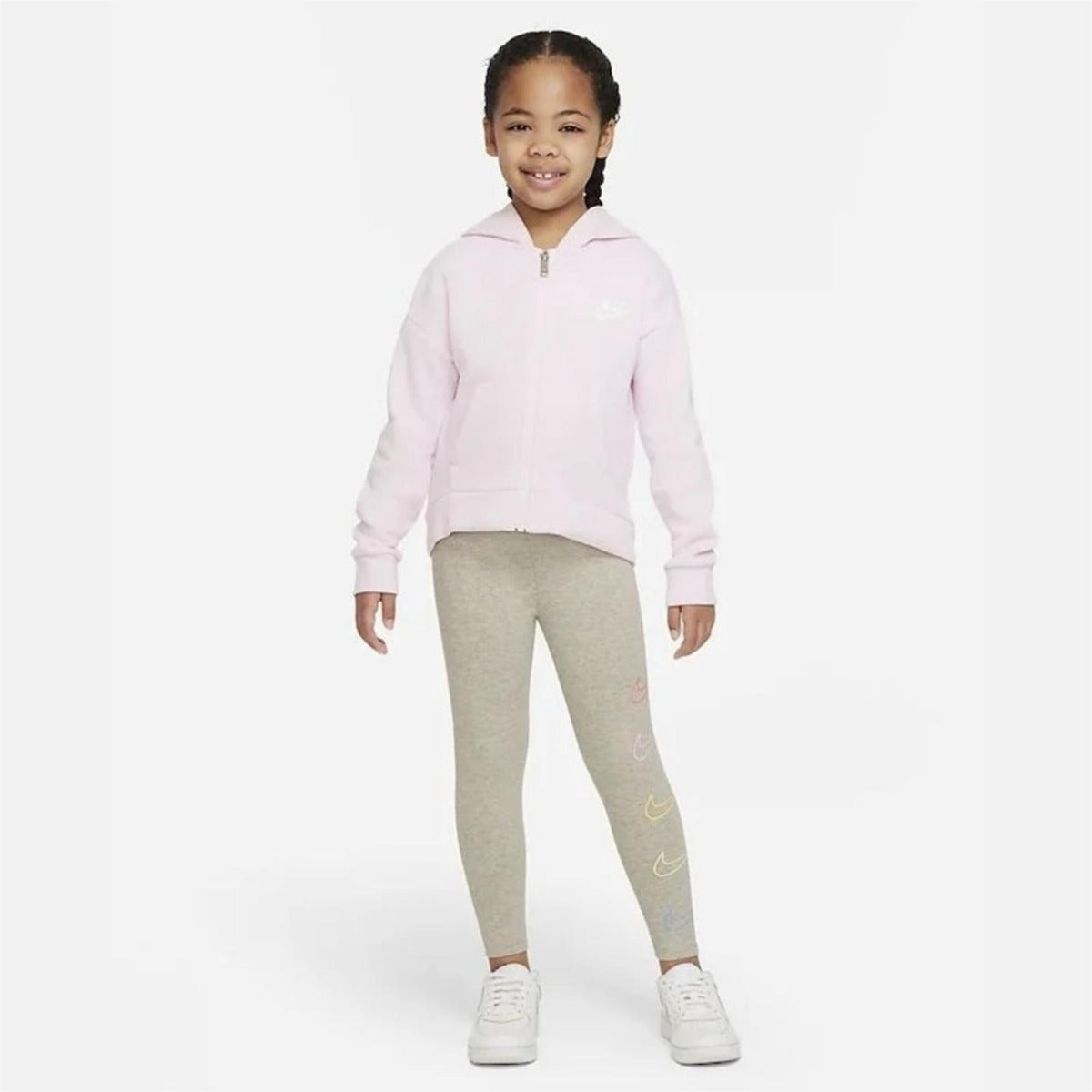 Pantaloni Nike Retro Rewind Legging Bambina - Grigio