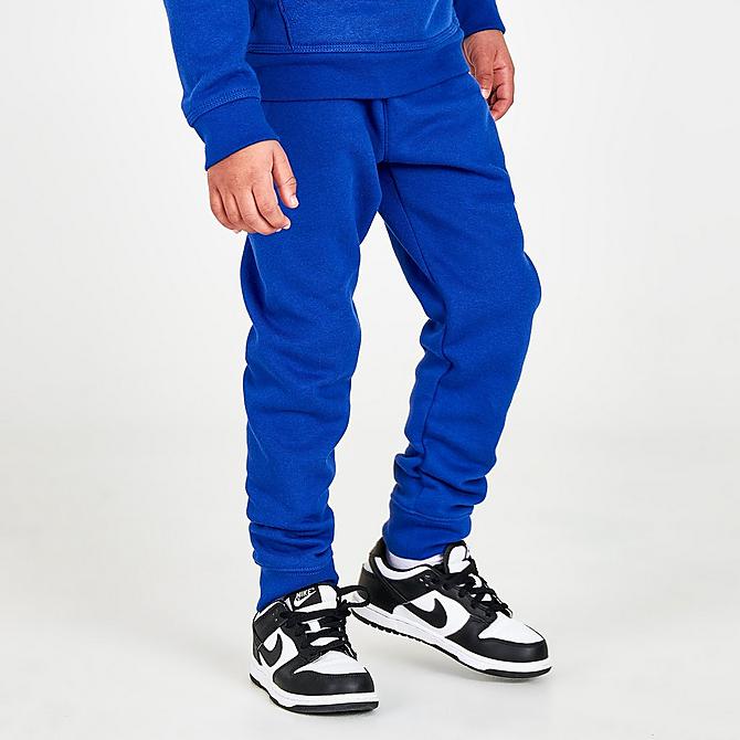 Pantaloni Nike Sportswear Club Fleece Bambini - Blu/Bianco