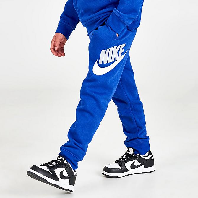 Pantaloni Nike Sportswear Club Fleece Bambini - Blu/Bianco