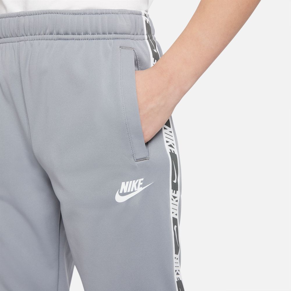 Pantalon Nike Sportswear Junior Repeat - Gris/Blanc
