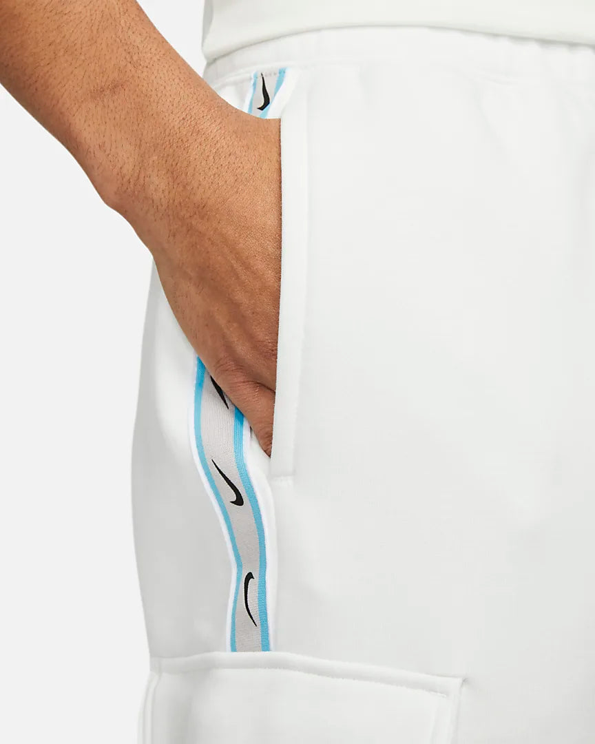Pantalón Nike Sportswear Repeat - Blanco/Azul/Gris
