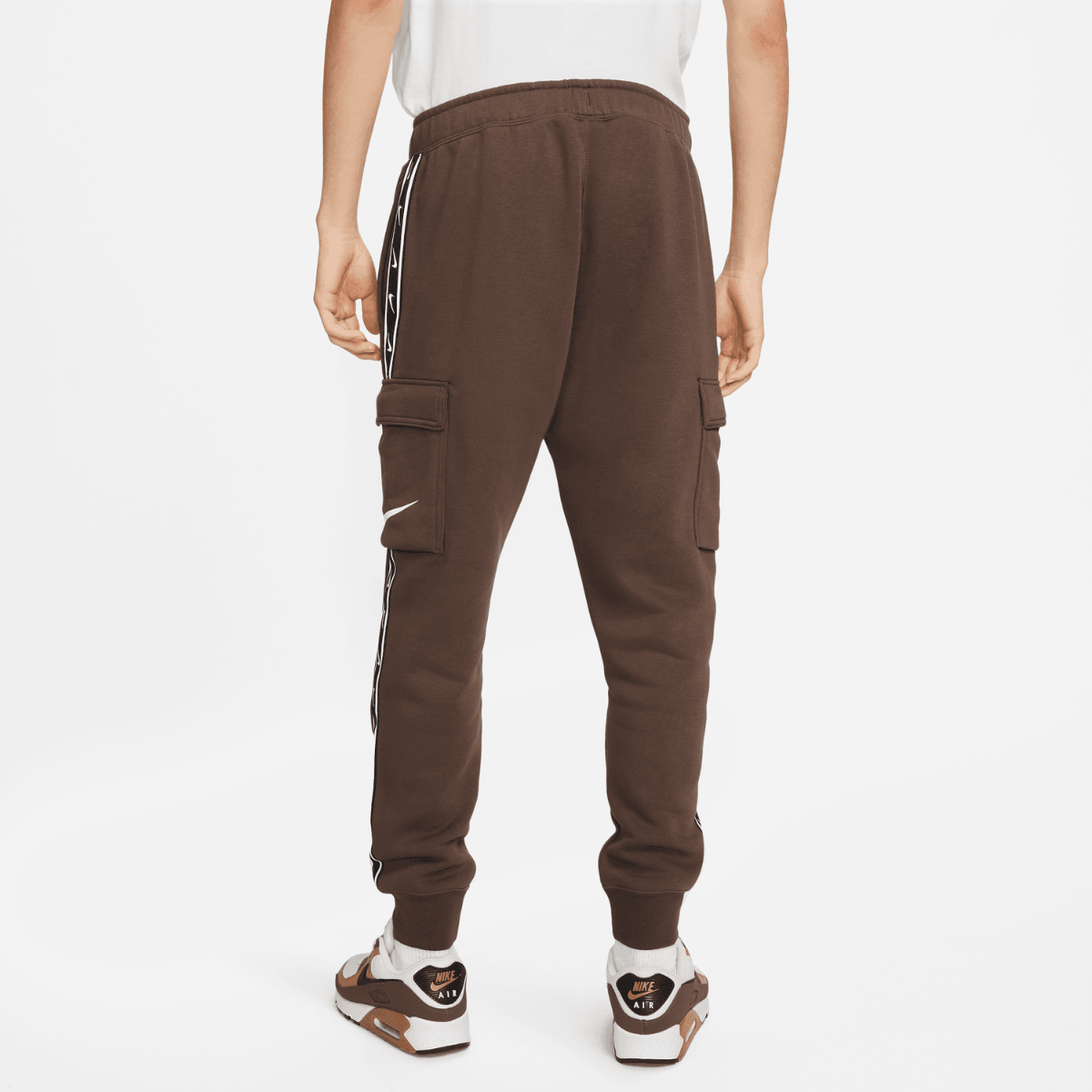 Pantalon Nike Sportswear Repeat - Marron/Blanc/Noir