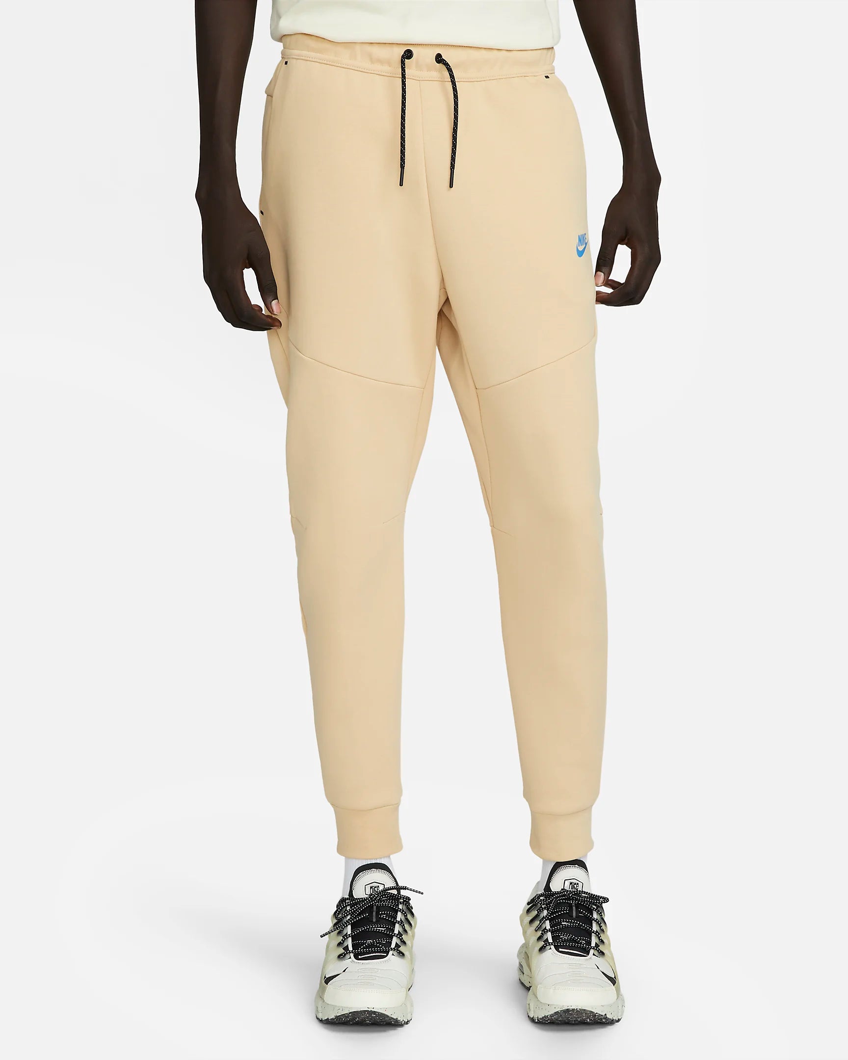 Jogginghose zum Joggen Nike Tech Fleece - Beige/Blau