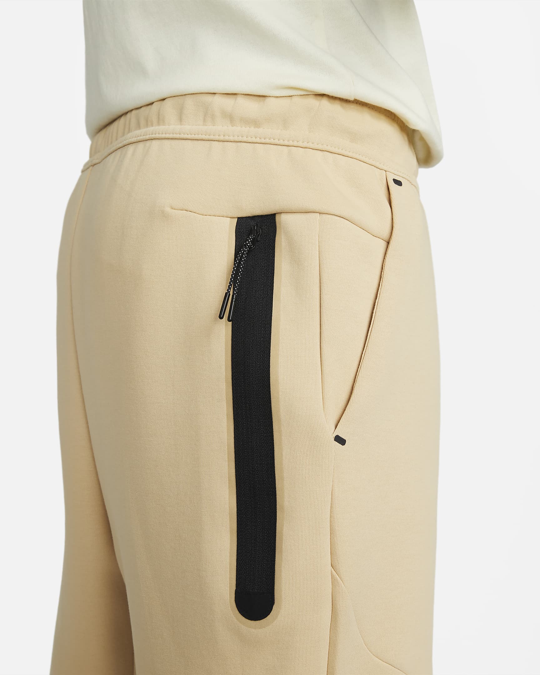 Jogginghose zum Joggen Nike Tech Fleece - Beige/Blau