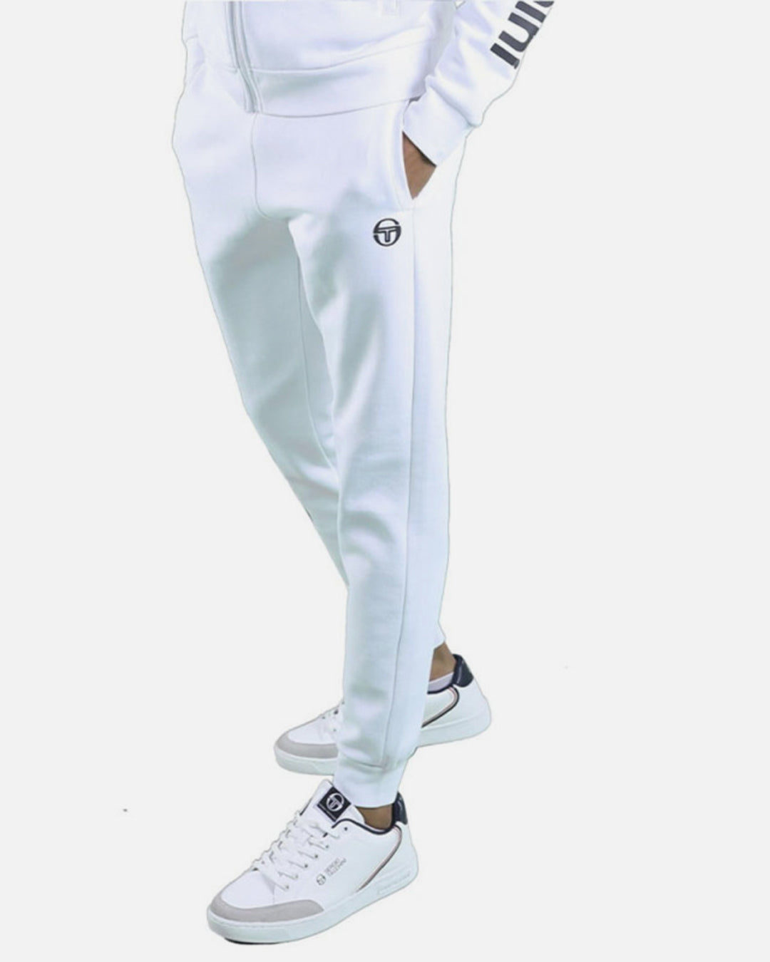 Sergio Tacchini Nizard Hose – Weiß/Schwarz