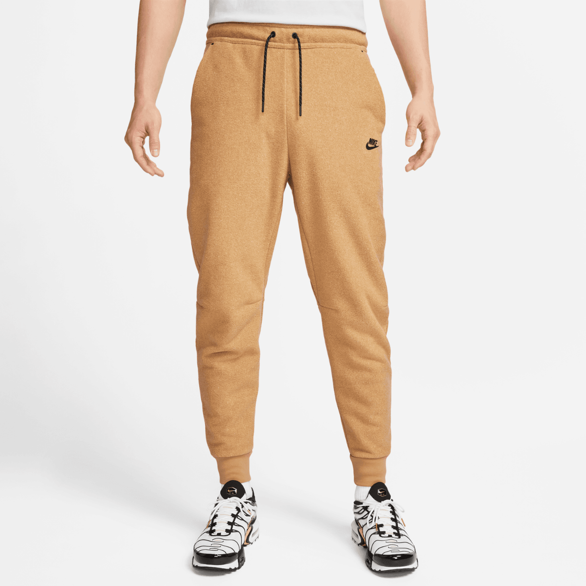 Pantalon Sportswear Nike Tech Fleece – Beige/Schwarz