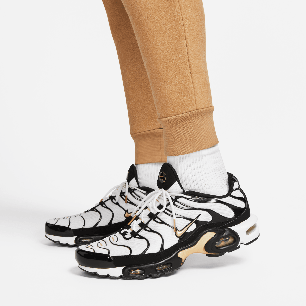 Pantalon Sportswear Nike Tech Fleece – Beige/Schwarz
