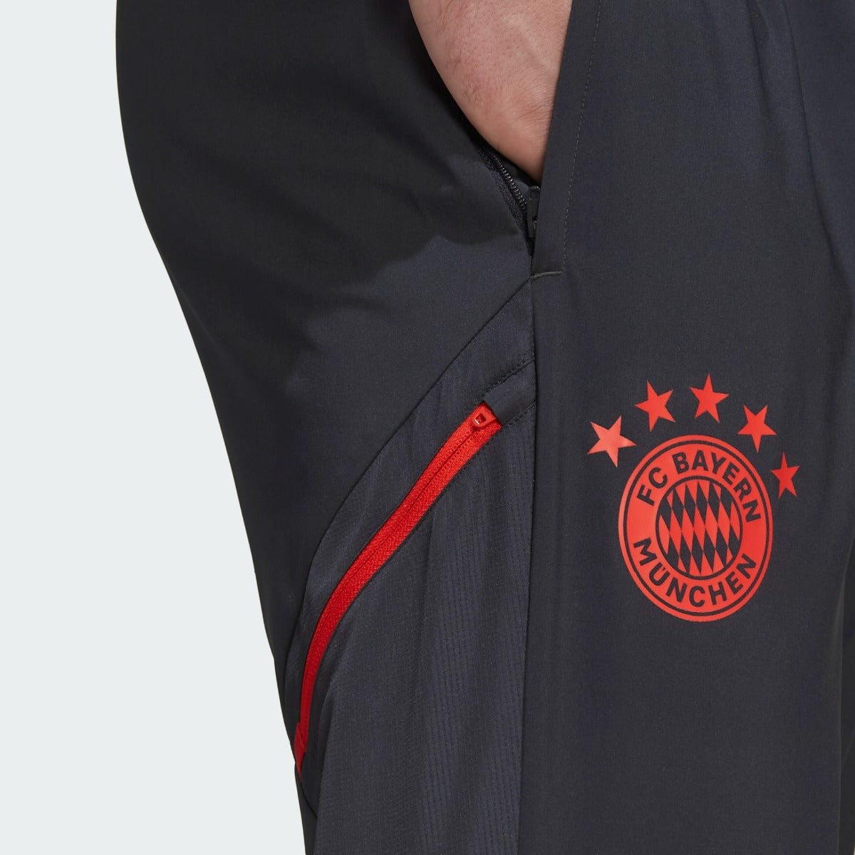 Pantalon de survêtement Bayern Munich 2022/2023 - Gris/Rouge