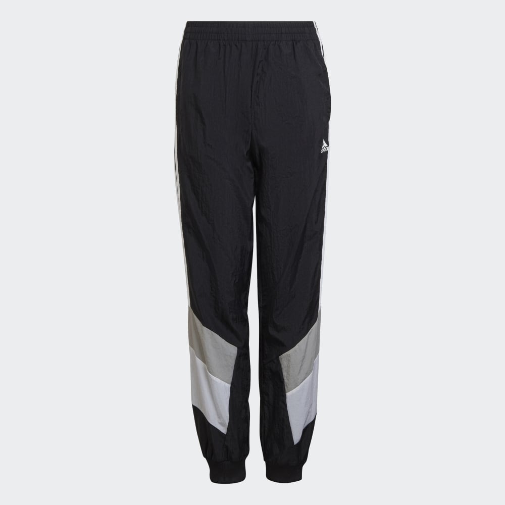 Pantalones de chándal adidas Colorblock Junior - Negro/Gris/Blanco