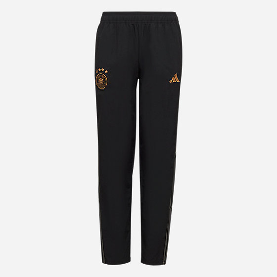 Pantalón de Chándal Alemania Júnior 2022 - Negro/Dorado