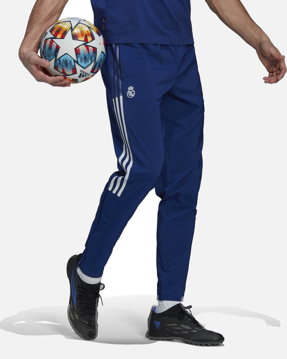 Pantalon Survêtement Real Madrid Tiro 2021/2022 - Bleu/Blanc