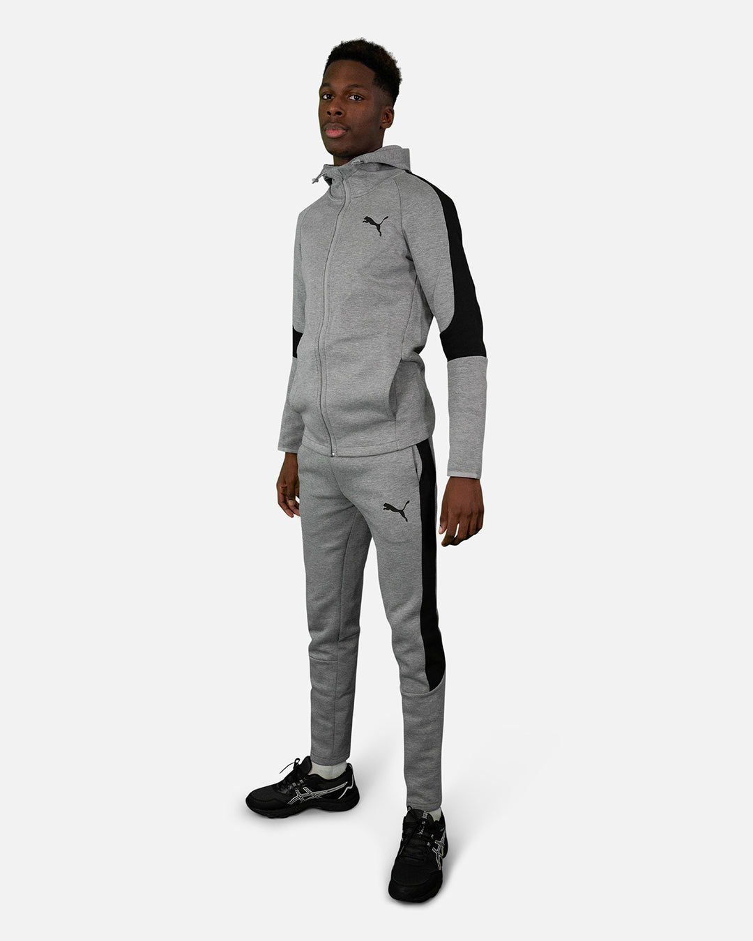 Puma Evostripe Track Pants - Grey/Black