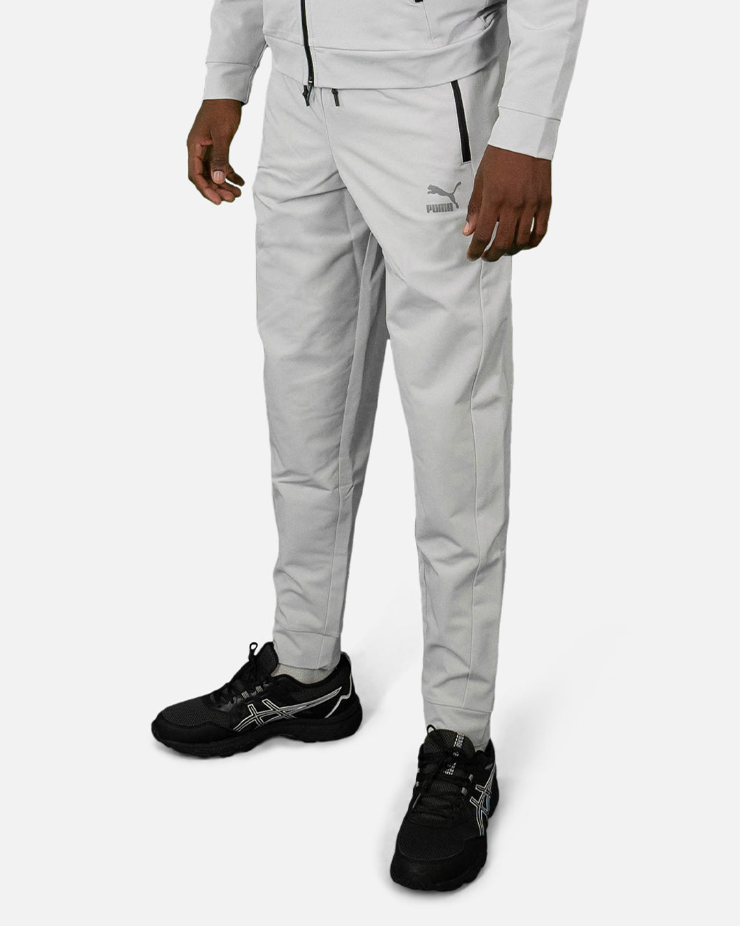 Pantaloni sportivi Puma Woven - Grigio/Nero