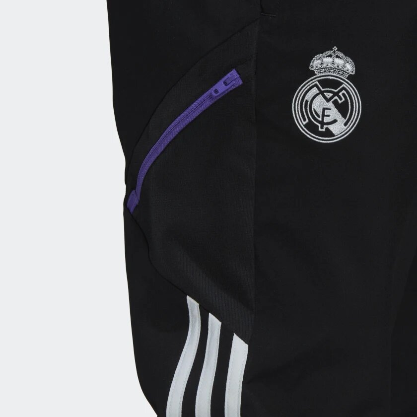 Real Madrid Condivo 2022/2023 Trainingshose – Schwarz/Weiß/Lila
