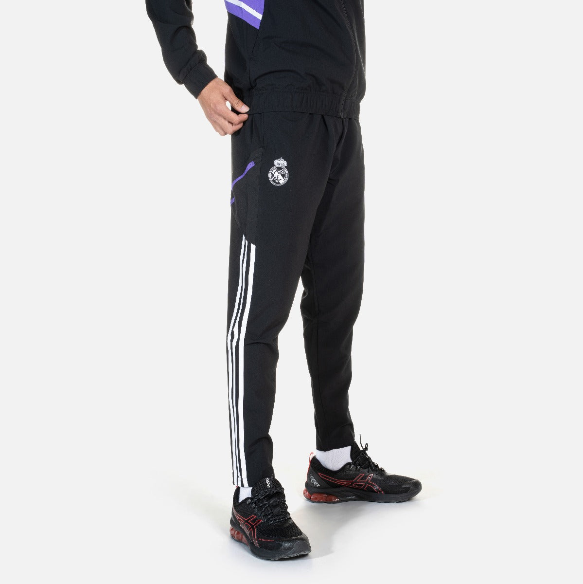 Real Madrid Condivo 2022/2023 Trainingshose – Schwarz/Weiß/Lila