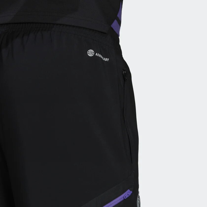 Real Madrid Condivo 2022/2023 Trainingshose – Schwarz/Weiß/Lila
