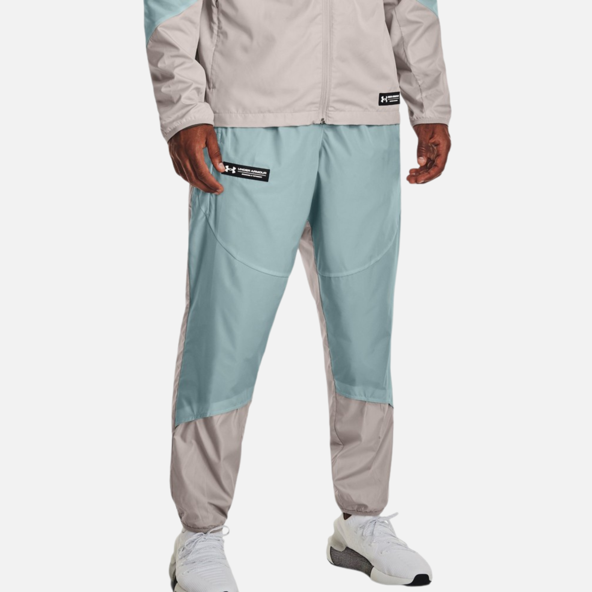 Pantalon Under Armour Rush - Gris/Bleu