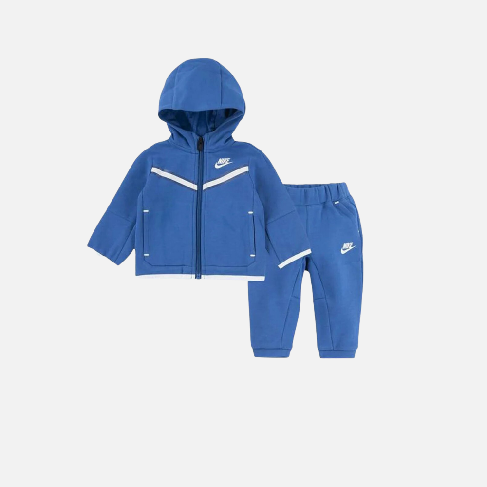 Survêtement Nike Sportwear Tech Fleece Bébé - Bleu/Blanc
