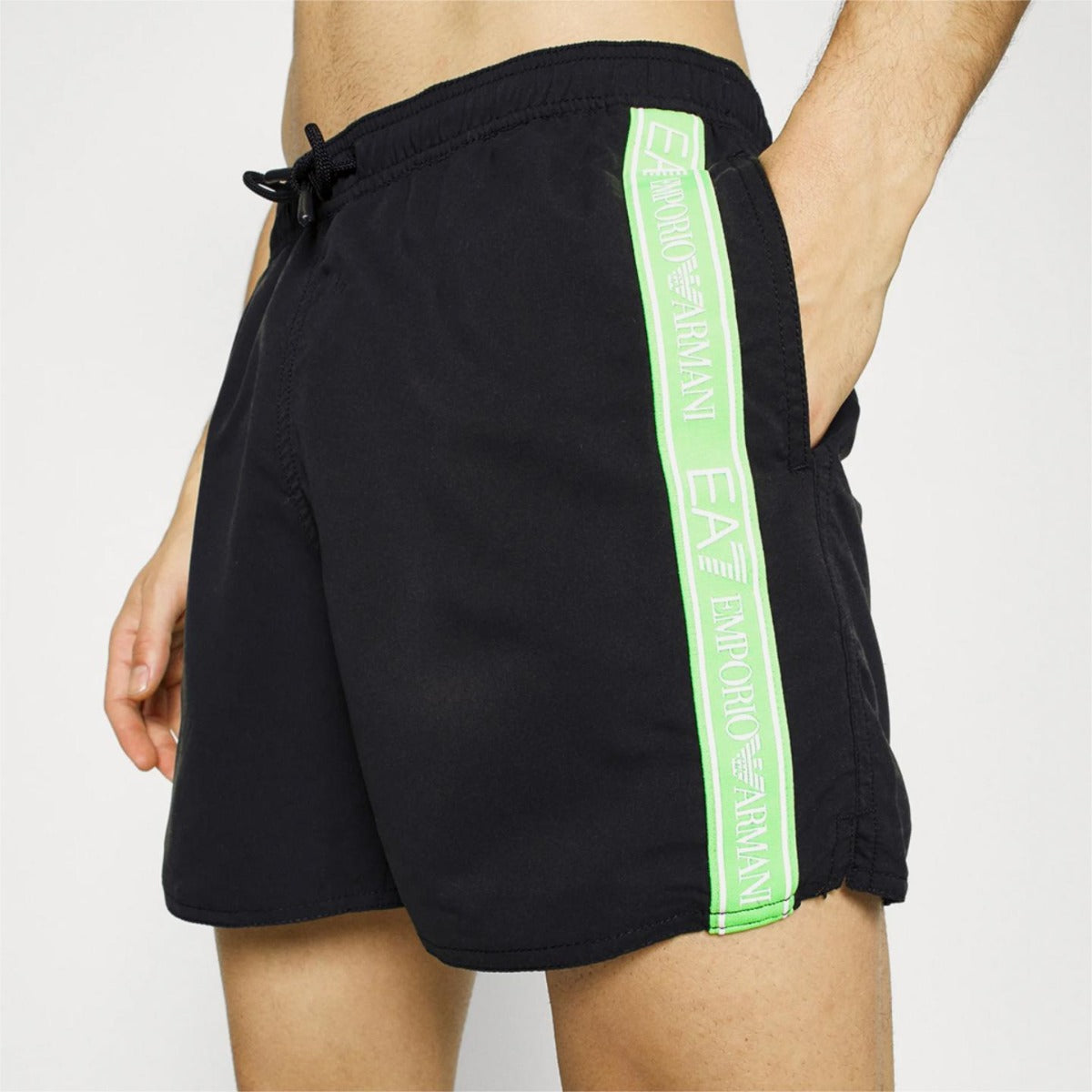 Short de bain Emporio Armani EA7  - Noir