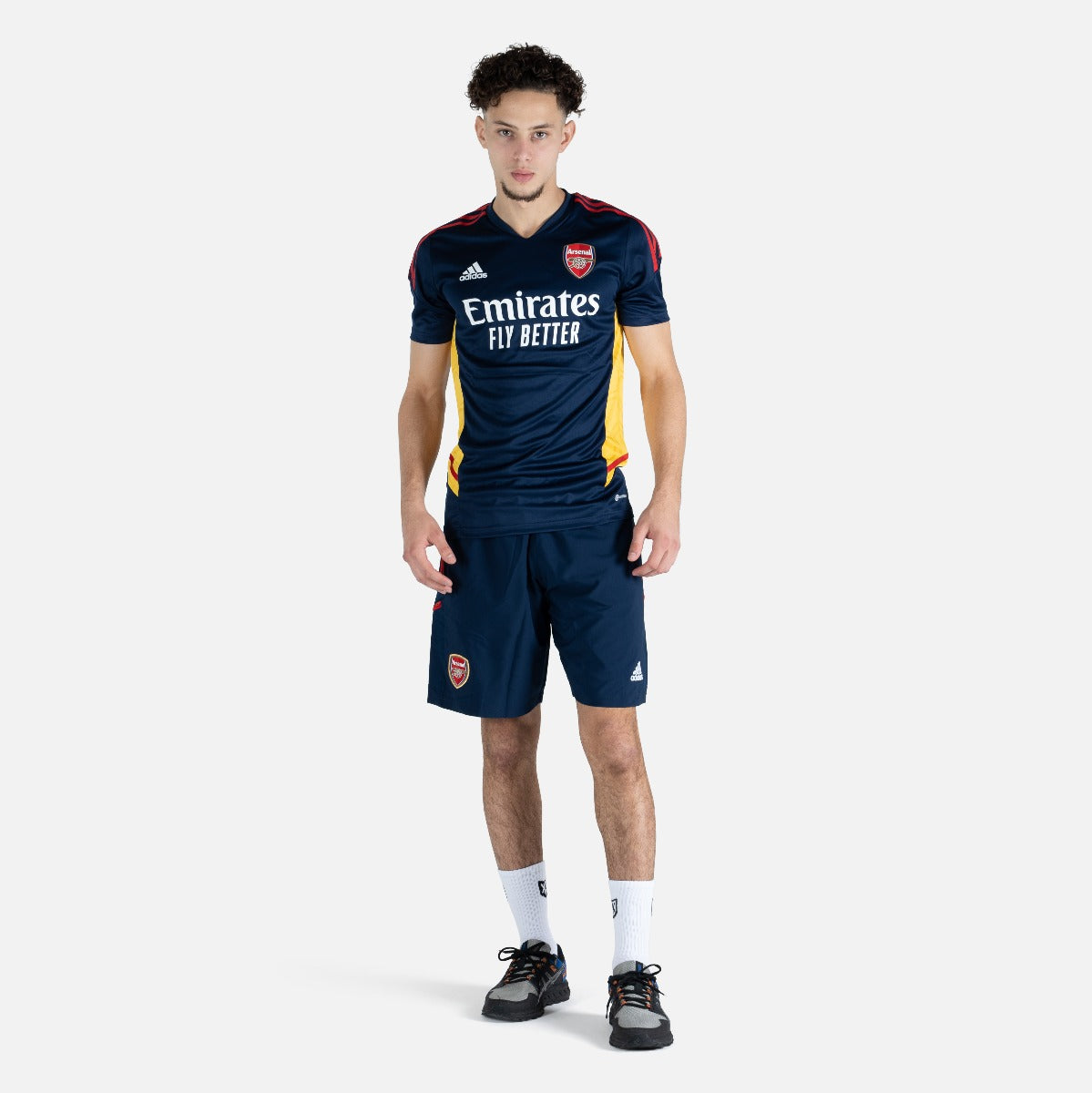 Pantaloncini allenamento Arsenal Condivo 2022/2023 - Blu/Rosso