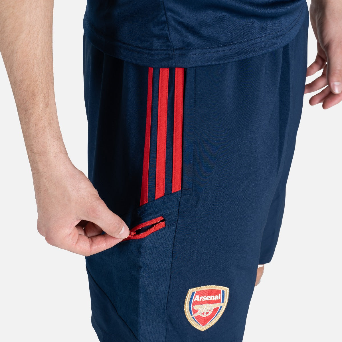 Pantaloncini allenamento Arsenal Condivo 2022/2023 - Blu/Rosso