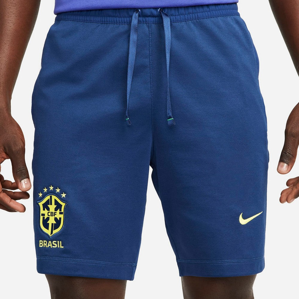 Brasilien Reise 2022 Trainingsshorts – Blau/Gelb