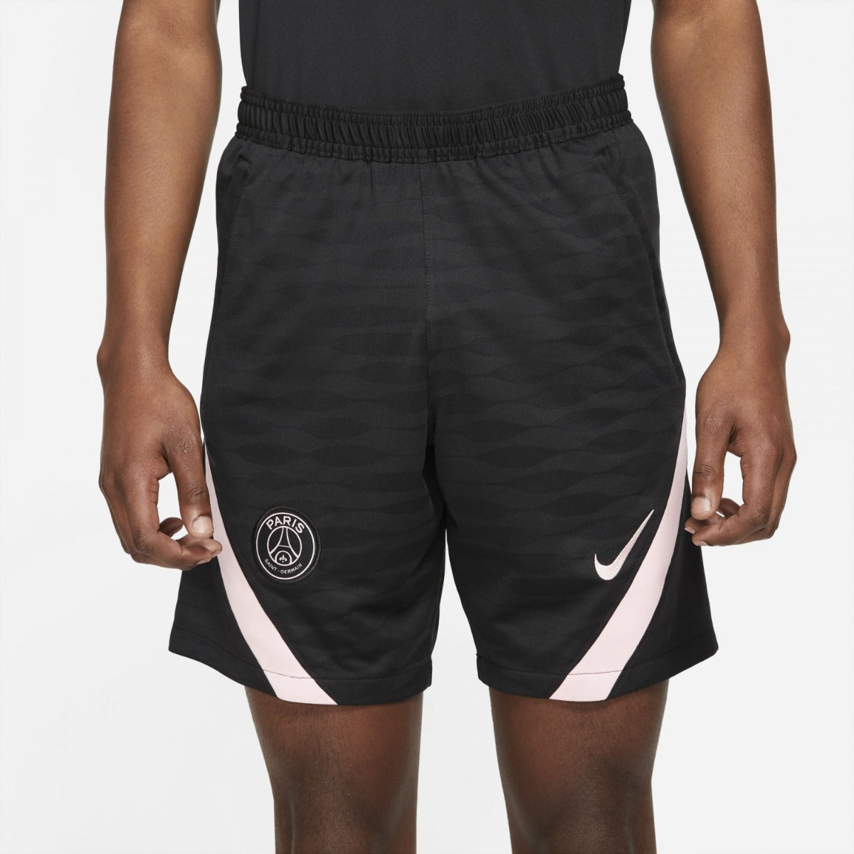 Maillot entraînement Nike rose noir sur