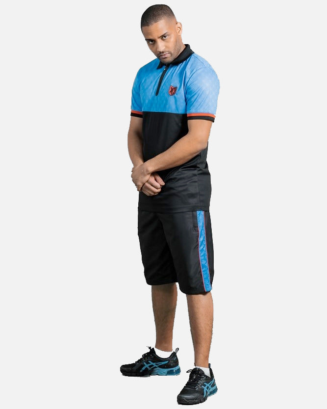 FK Gomorra Shorts – Schwarz/Blau/Orange