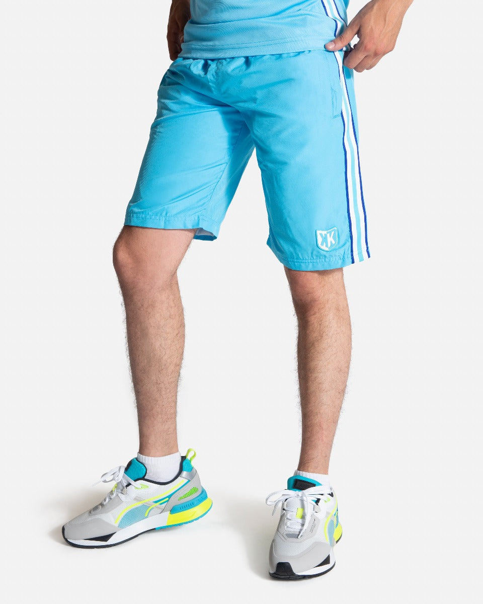 FK Teams Shorts - Sky Blue/White