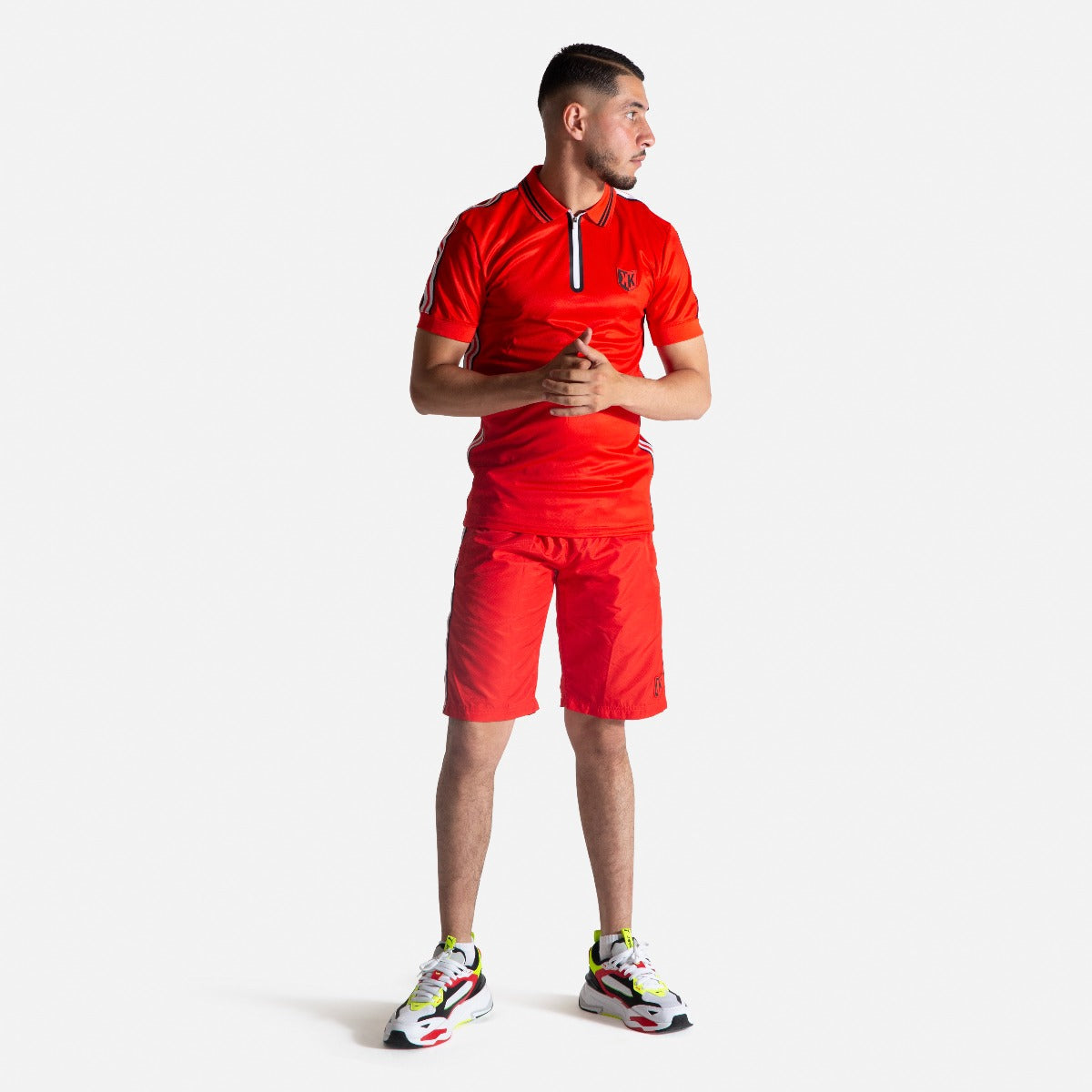 FK Teams Shorts - Red/White/Black
