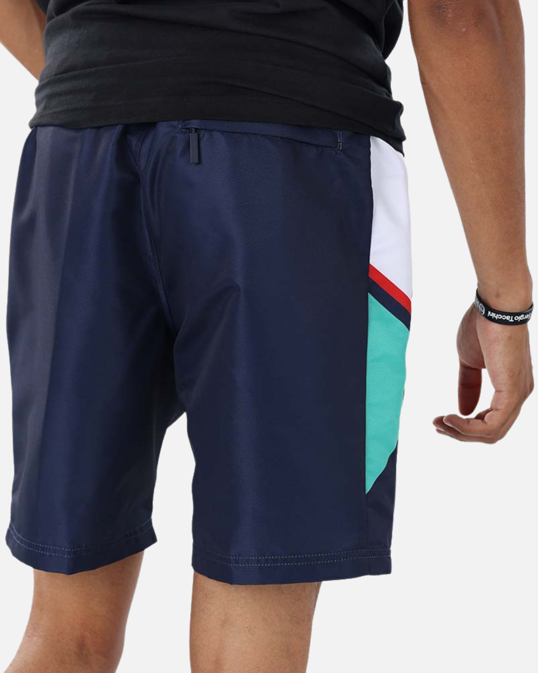 Pantalón corto Sergio Tacchini Scaleno - Azul/Blanco/Rojo