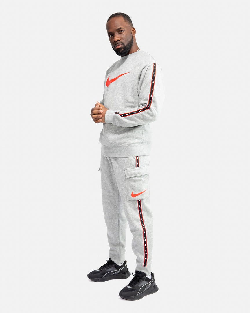 Ensemble de survêtement Nike Sportswear Gris & Blanc pour homme